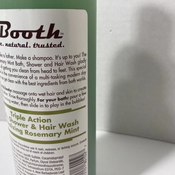 c. Booth Triple Action Rosemary Mint Wash - Picture 4 of 10